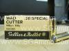 50 Round Box - 38 Special 148 Grain Lead Wad Cutter Ammo by Sellier Bellot - SB38B