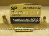 1000 Round Case - 357 Magnum 158 Grain JSP Soft Point Ammo by Sellier Bellot - SB357B