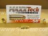 1000 Round Case - 9mm Luger 115 grain FMJ Brass Case Maxxtech Ammo - PTGB9MMB