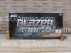 500 Round Can - 380 Auto 95 Grain FMJ Brass Blazer Ammo - 5202 - Packed in M19A1 Canister