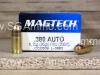 50 Round Box - 380 Auto 95 Grain FMJ Ammo by Magtech - 380A