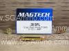 1000 Round Case - 38 Special FMJ 158 Grain Ammo by Magtech - 38P