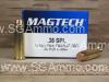 50 Round Box - 38 Special FMJ 158 Grain Ammo by Magtech - 38P