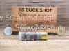 250 Round Case - 12 Gauge 12 Pellet 00 Buckshot 2.75 Inch Sellier Bellot Ammo - SB12BSC