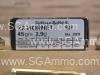 1800 Round Case - 22 Hornet 45 Grain Soft Point Sellier Bellot Ammo - SB22HB