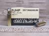 50 Round Box - 357 Magnum 158 Grain SJHP Sellier Bellot Ammo - SB357C