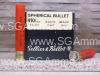 100 Round Can - .410 Gauge 3 Inch 5 Pellet 00 Buck Spherical Bullet Sellier Bellot Ammo - SB410B - Packed in Mini Canister