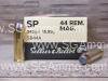 50 Round Box - 44 Magnum Sellier Bellot 240 Grain JSP Soft Point Ammo - SB44A