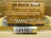 25 Round Box - 12 Gauge 12 Pellet 00 Buckshot 2.75 inch Sellier Bellot Ammo - SB12BSC