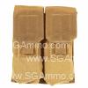 STRIKE M4/M1P6 Double Mag Pouch (HOLDS 4) - Molle - Coyote Tan