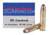 50 Round Box - 30 Cal Carbine 110 Grain Jacketed Soft Point Prvi Partizan Ammo - PP30S