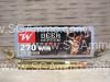 20 Round Box  - 270 Win 130 Grain Winchester Deer Season XP Extreme Point Ammo - X270DS
